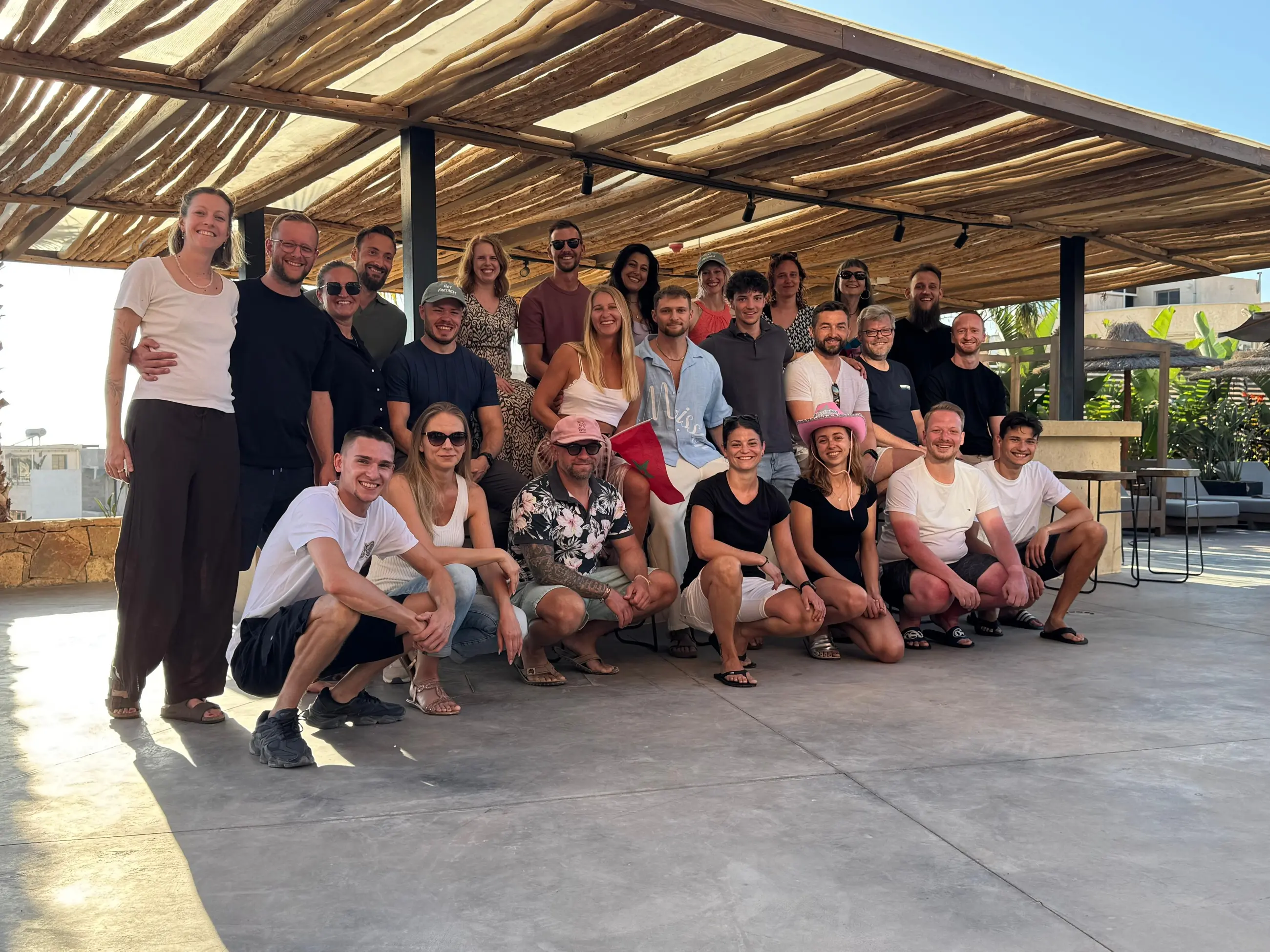 Gruppenbild der heyfreiheit-Community in Marokko