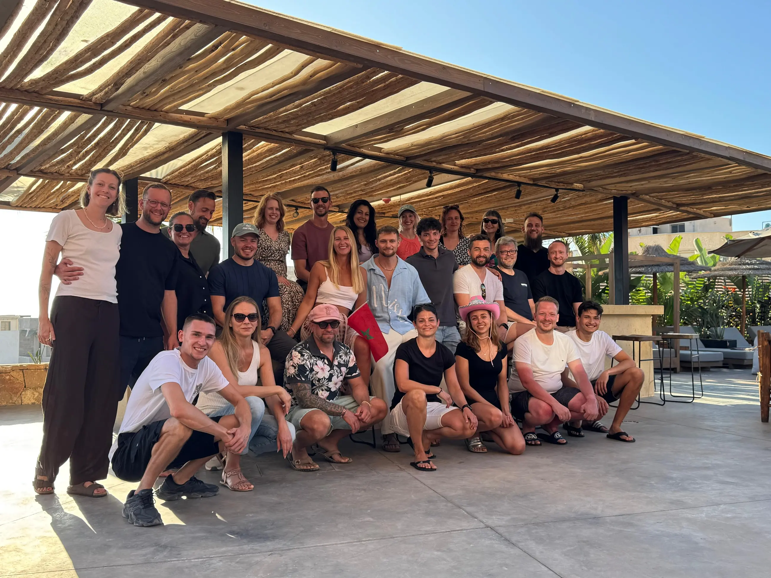 Gruppenbild der heyfreiheit-Community in Marokko
