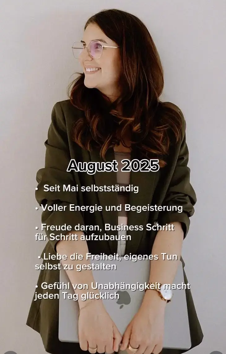 Monique im August 2025, dazu ihr Stand heute in Stichpunkten